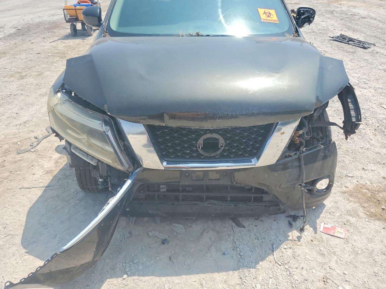 2015 Nissan Pathfinder S Gray vin: 5N1AR2MM0FC641509