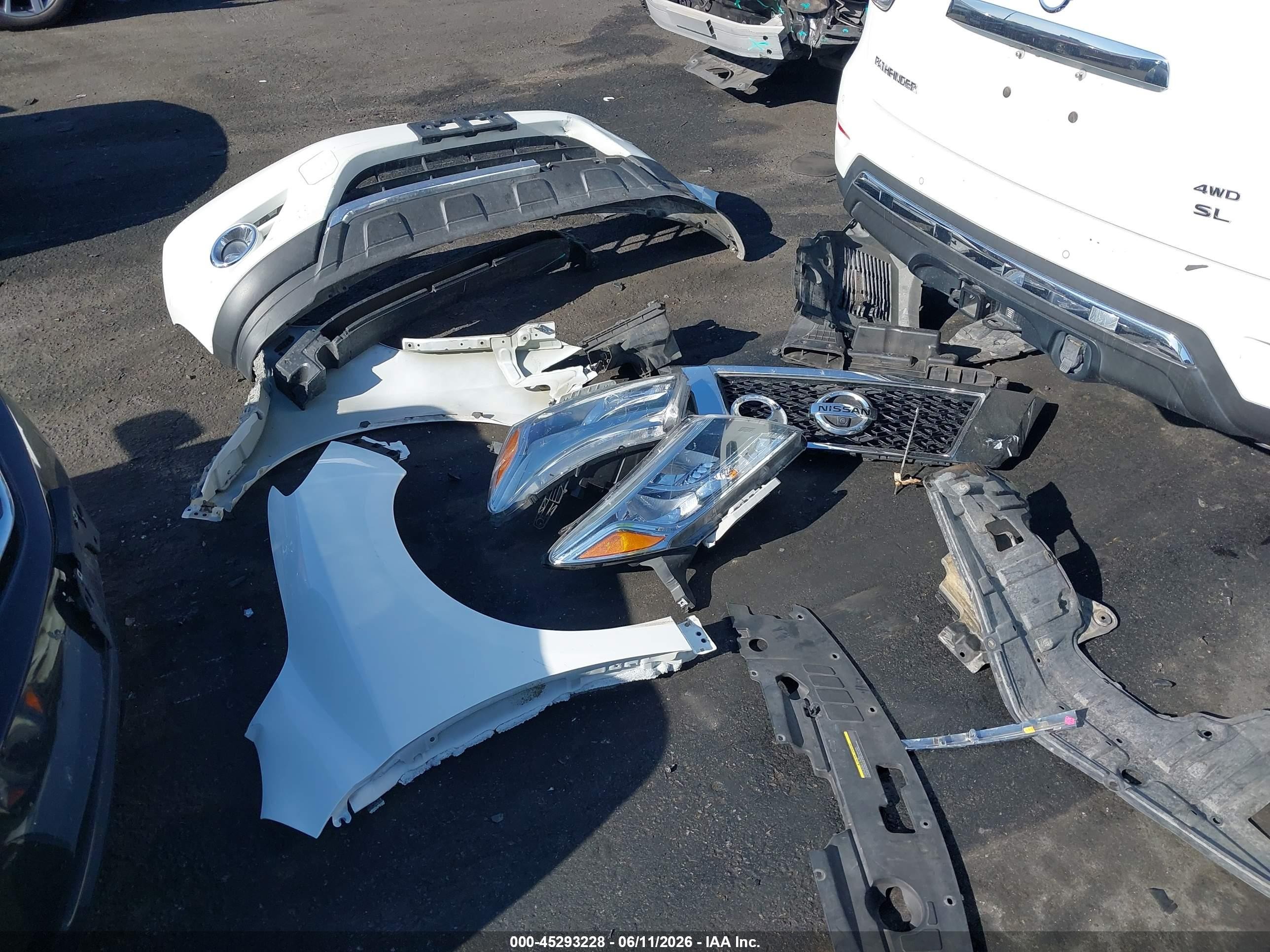 2015 Nissan Pathfinder Sl White vin: 5N1AR2MM0FC661632