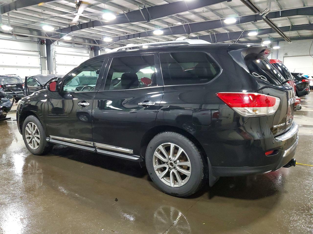 2015 Nissan Pathfinder Sl Black vin: 5N1AR2MM0FC668189