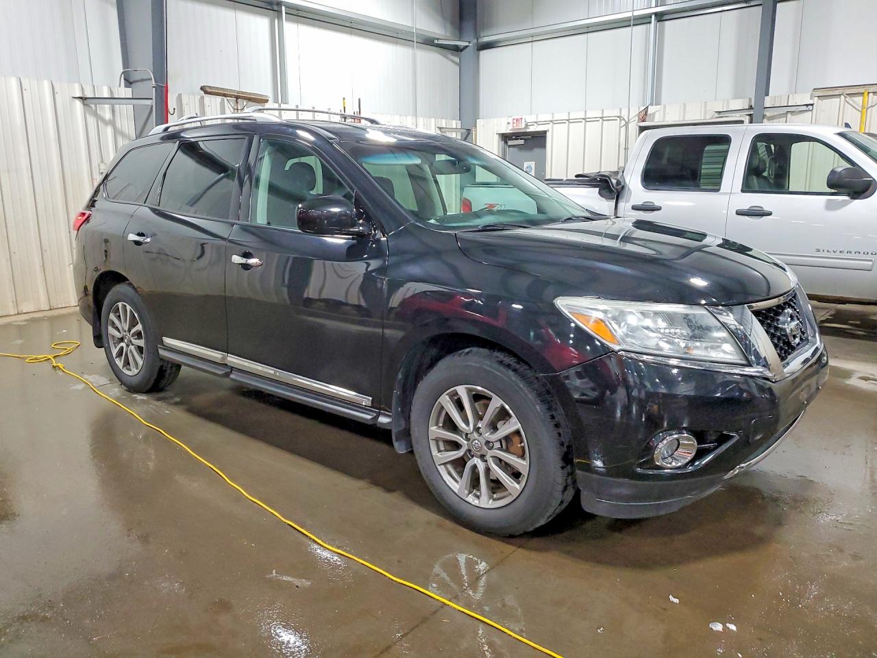2015 Nissan Pathfinder Sl Black vin: 5N1AR2MM0FC668189