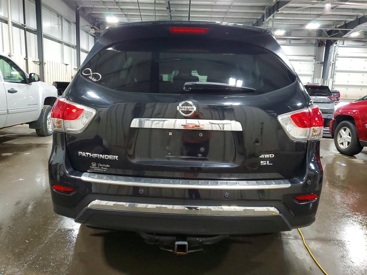 2015 Nissan Pathfinder Sl Black vin: 5N1AR2MM0FC668189