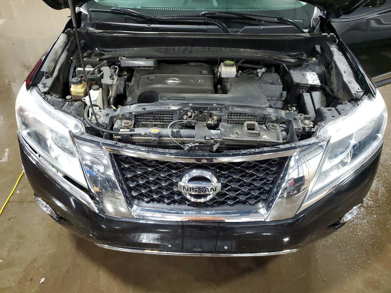 2015 Nissan Pathfinder Sl Black vin: 5N1AR2MM0FC668189