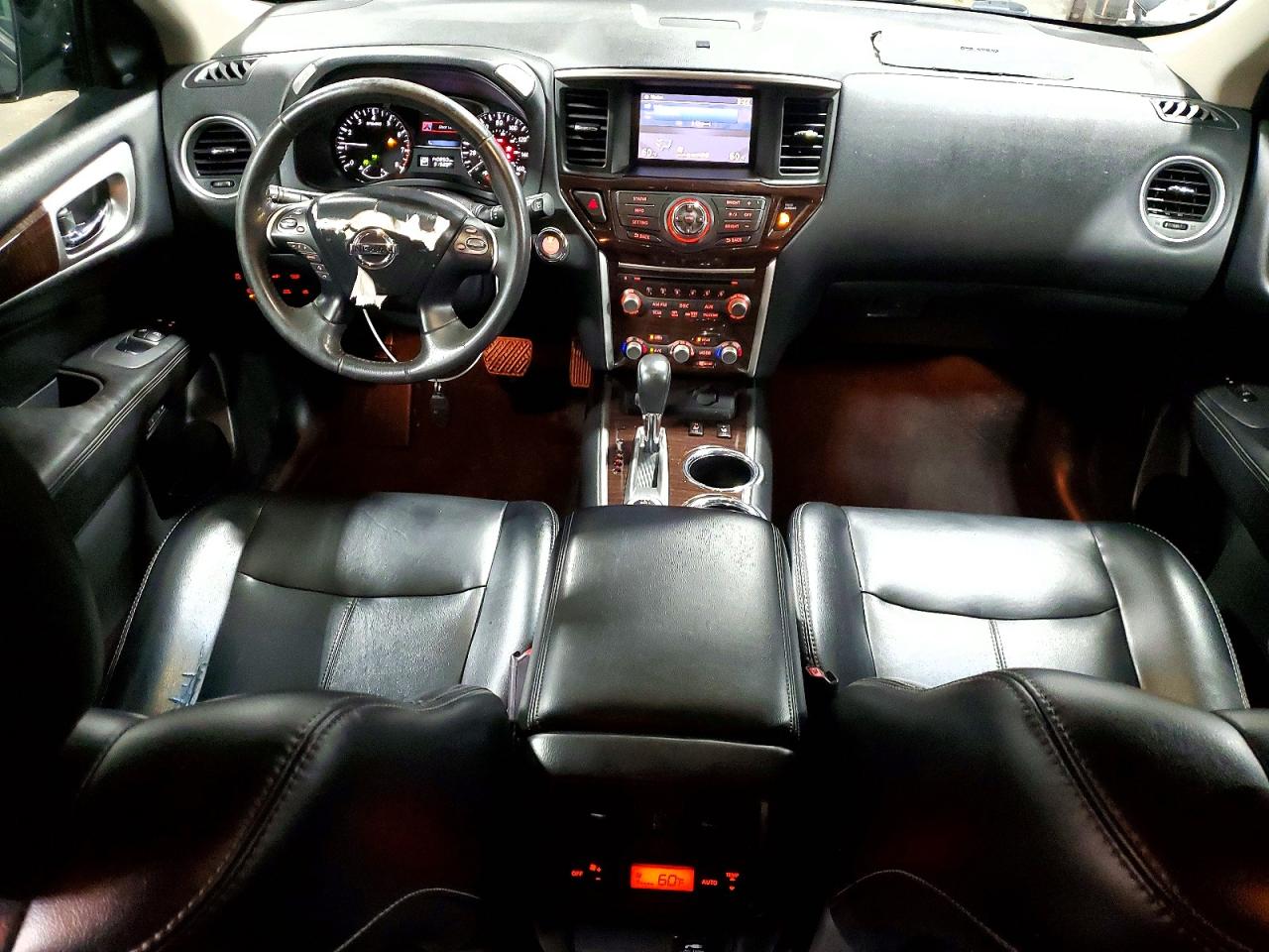 2015 Nissan Pathfinder Sl Black vin: 5N1AR2MM0FC668189
