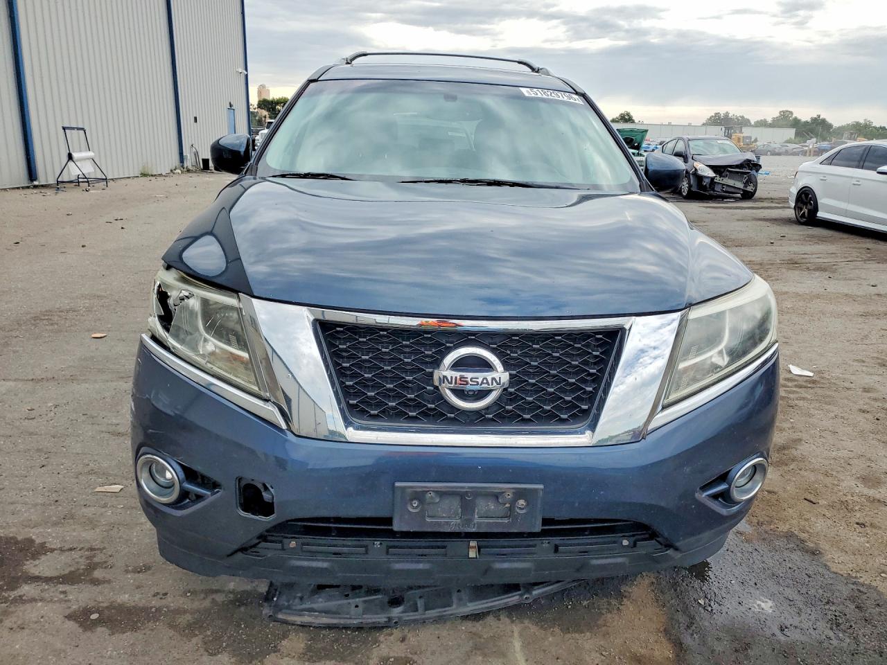 2015 Nissan Pathfinder S Blue vin: 5N1AR2MM0FC707217