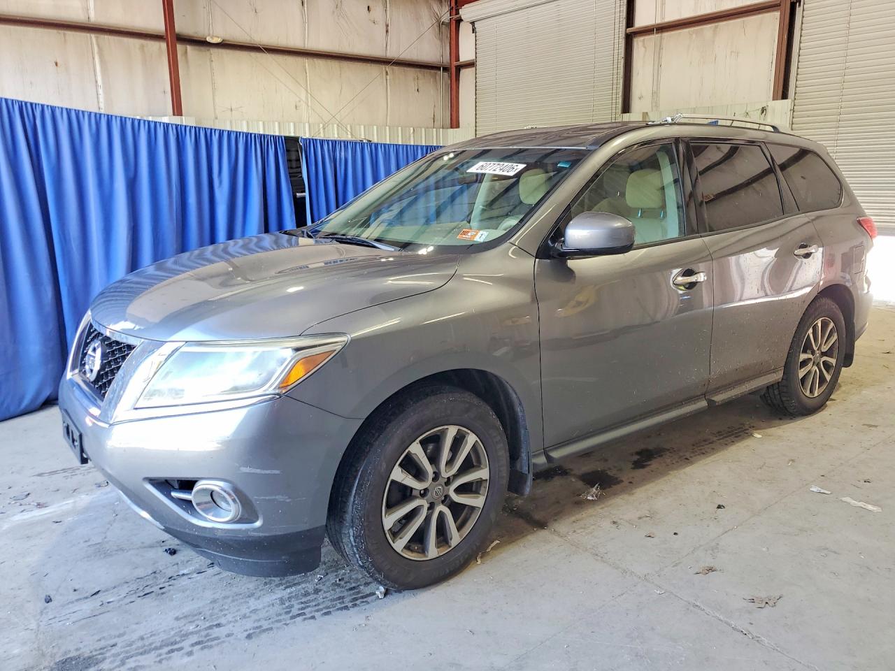 2015 Nissan Pathfinder S Gray vin: 5N1AR2MM0FC712014