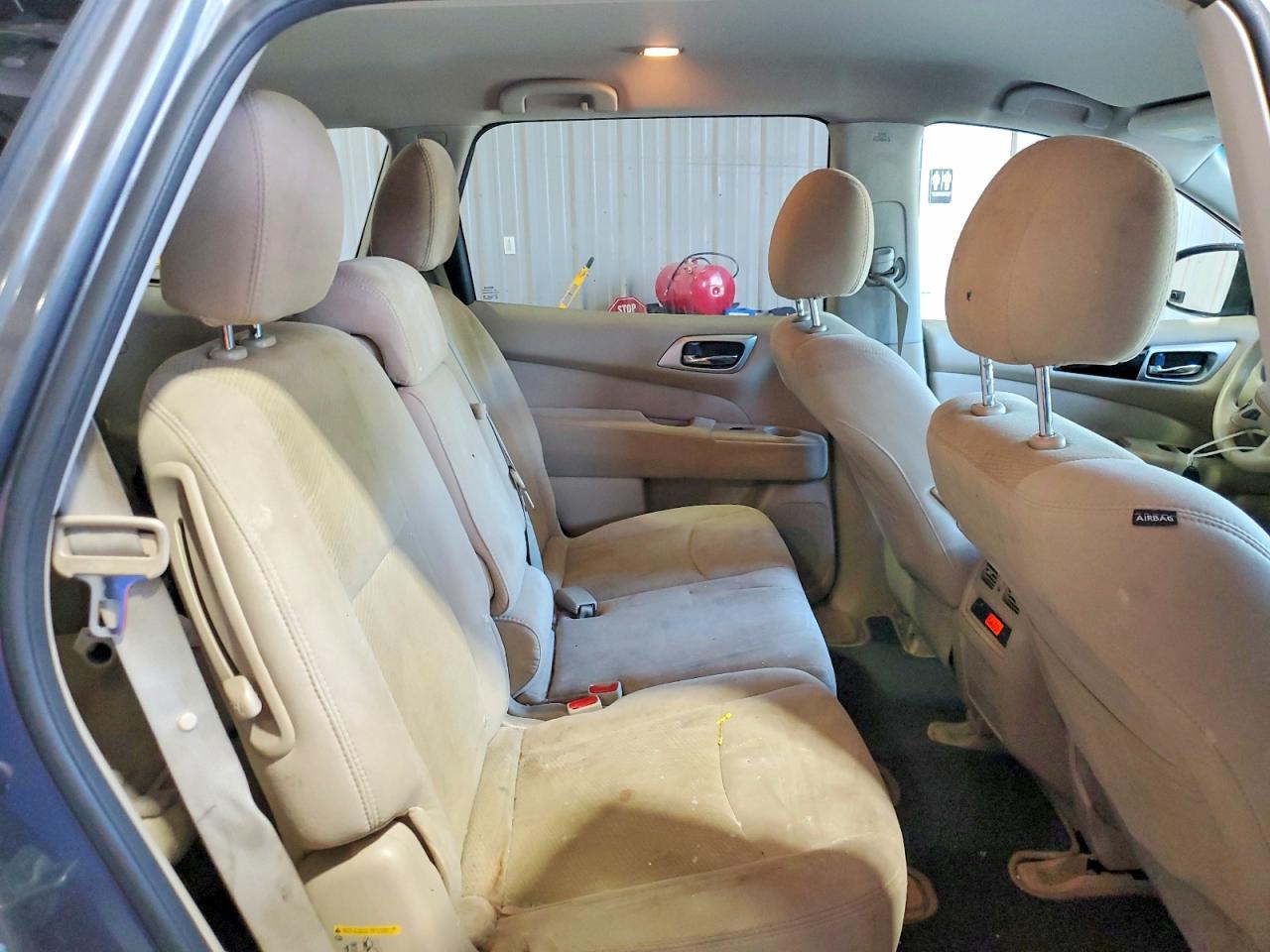 2015 Nissan Pathfinder S Gray vin: 5N1AR2MM0FC712014