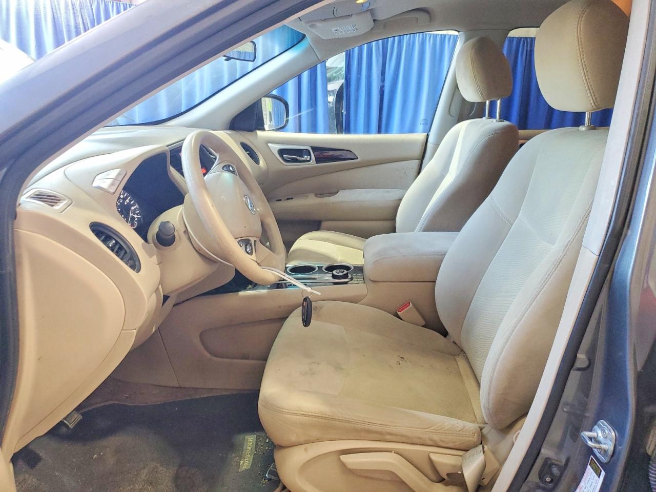2015 Nissan Pathfinder S Gray vin: 5N1AR2MM0FC712014