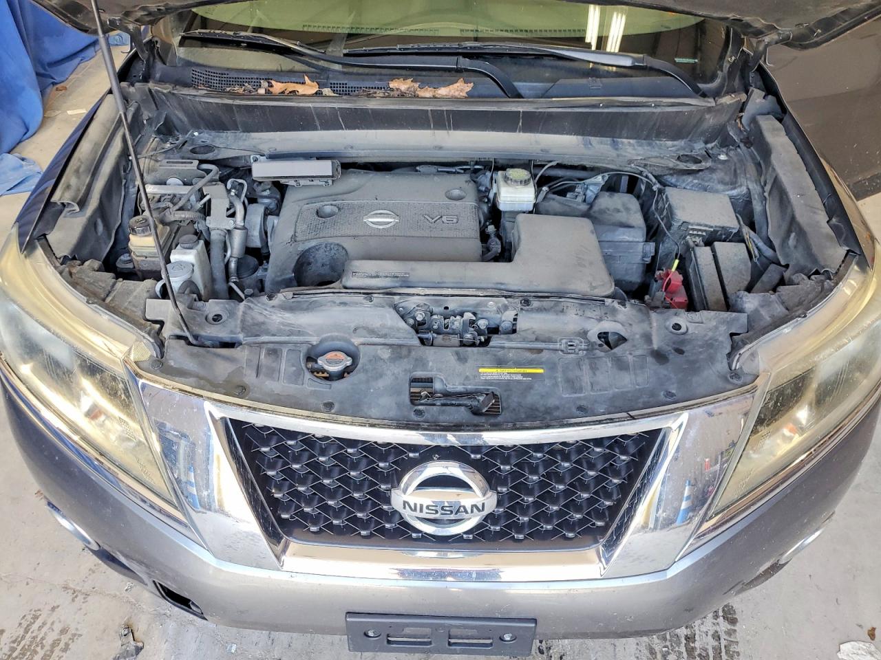 2015 Nissan Pathfinder S Gray vin: 5N1AR2MM0FC712014
