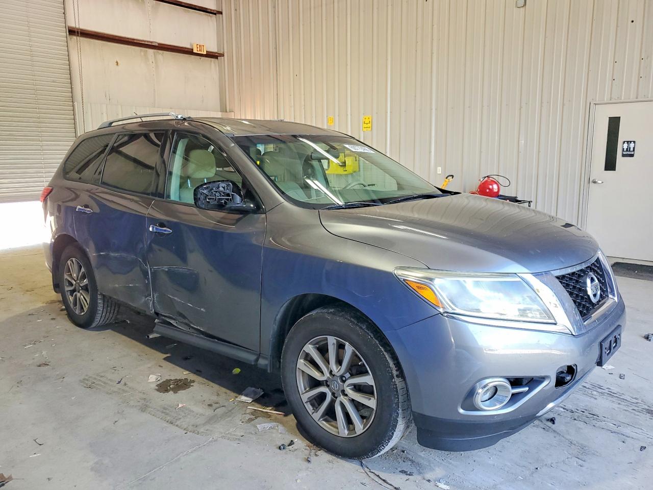 2015 Nissan Pathfinder S Gray vin: 5N1AR2MM0FC712014