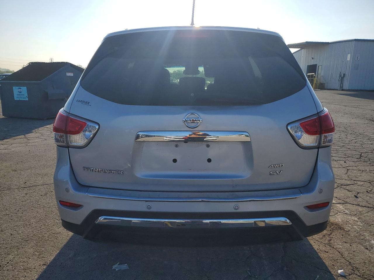 2015 Nissan Pathfinder Sv Silver vin: 5N1AR2MM0FC714118