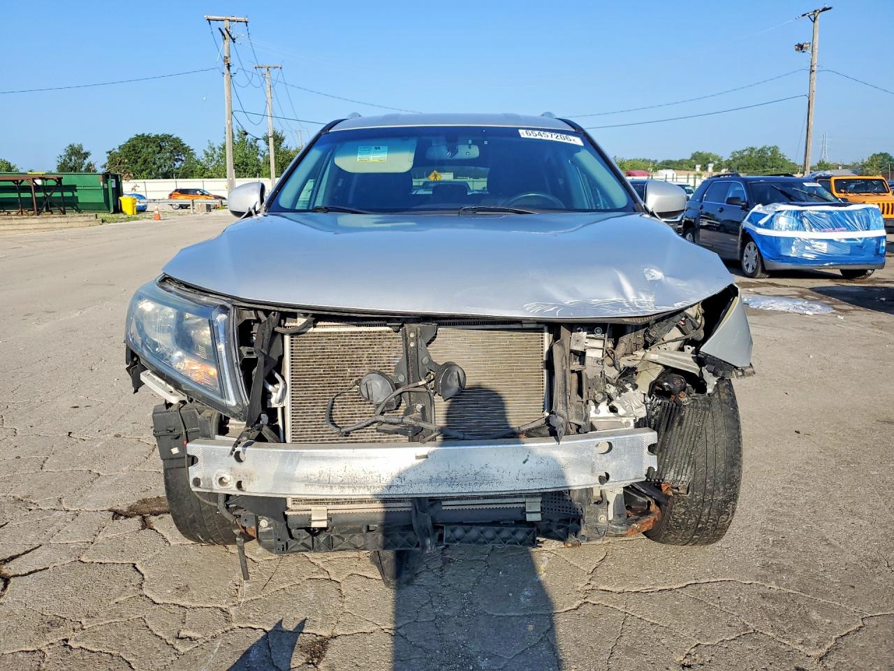 2015 Nissan Pathfinder Sv Silver vin: 5N1AR2MM0FC714118