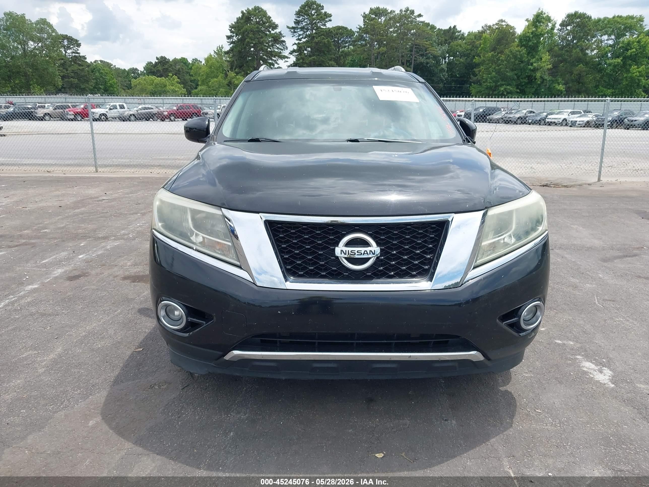 2015 Nissan Pathfinder Sv Black vin: 5N1AR2MM0FC716466