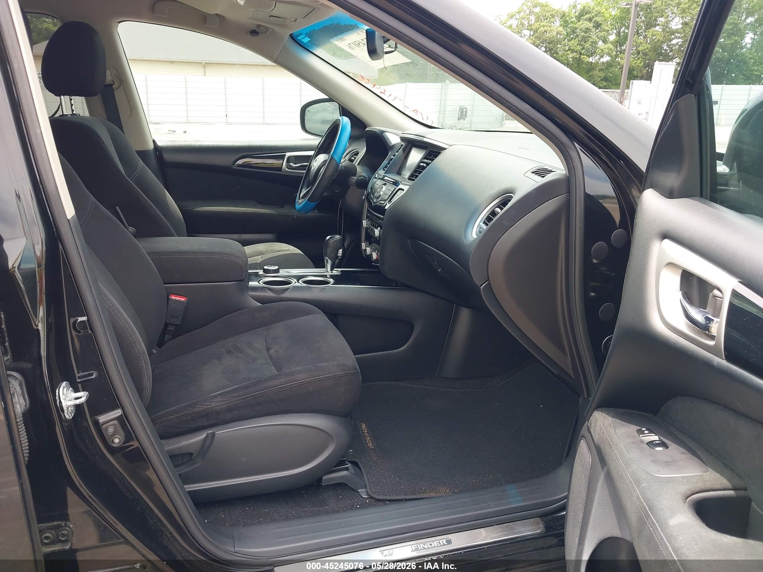 2015 Nissan Pathfinder Sv Black vin: 5N1AR2MM0FC716466