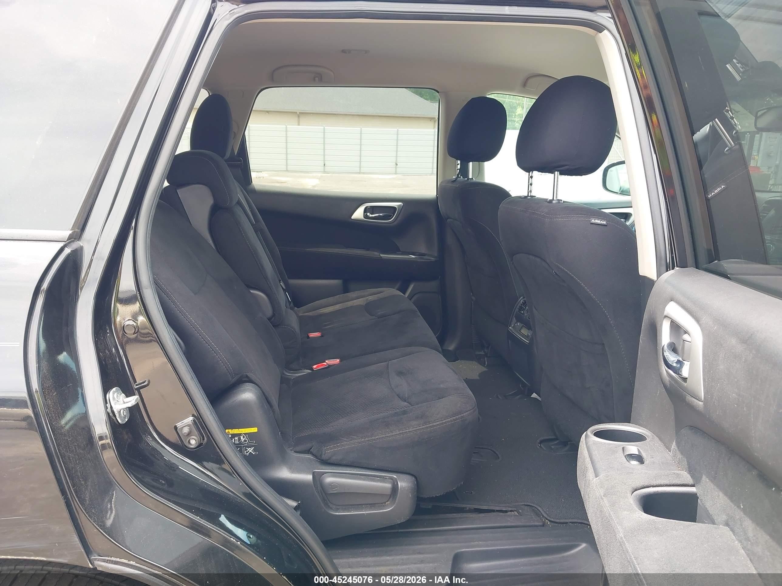 2015 Nissan Pathfinder Sv Black vin: 5N1AR2MM0FC716466