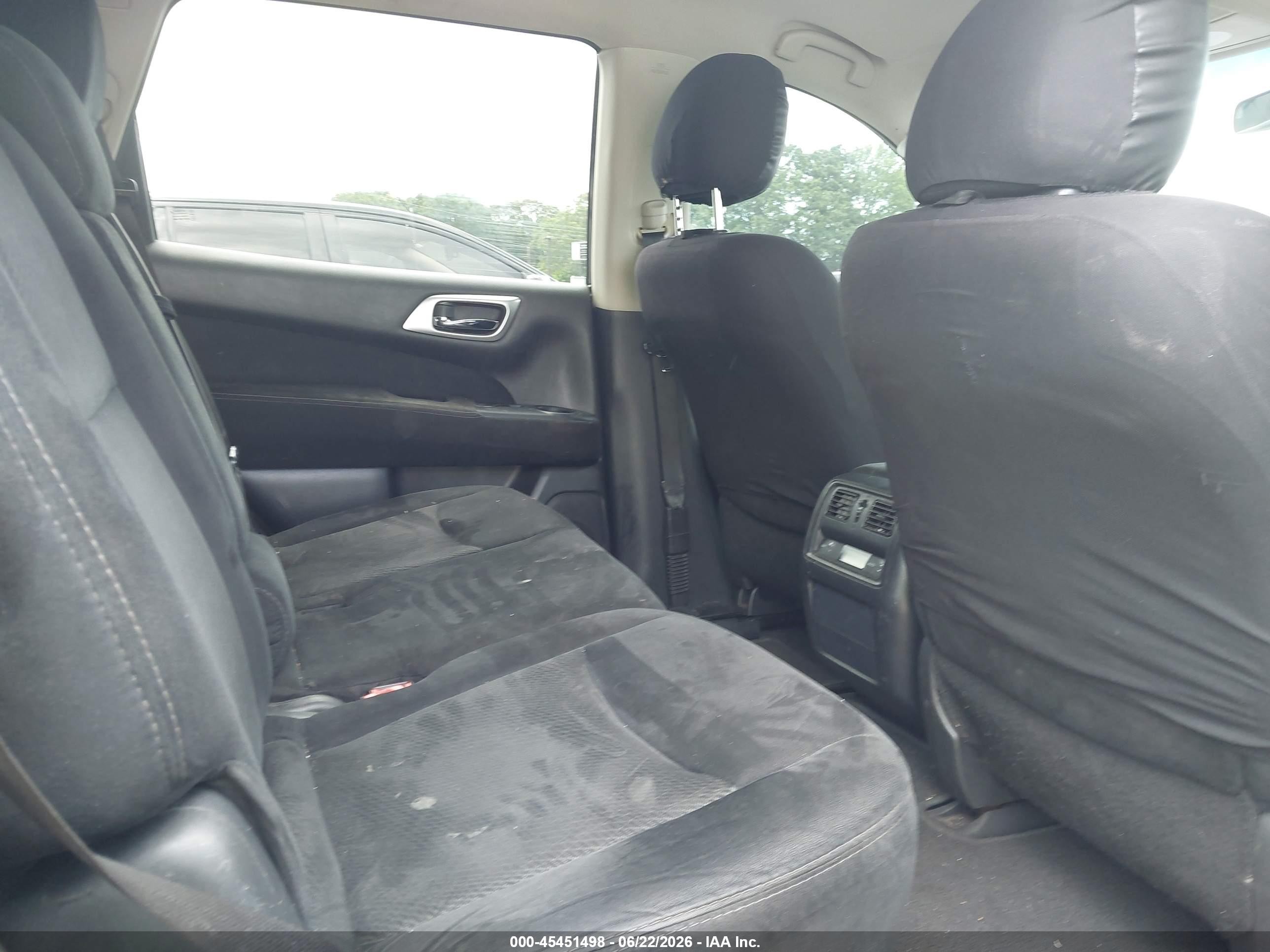 2015 Nissan Pathfinder S Black vin: 5N1AR2MM0FC722462