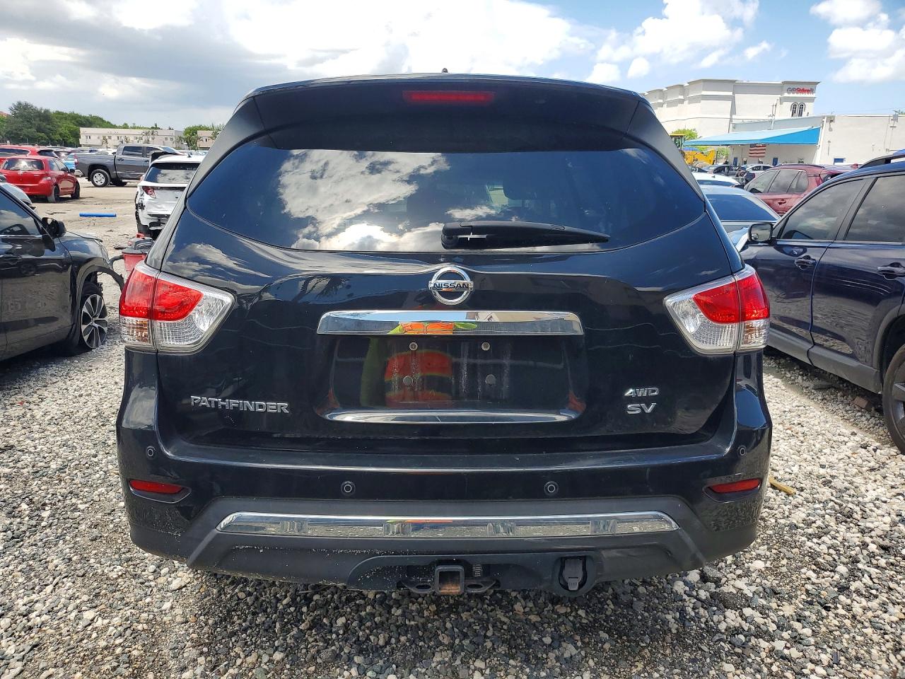2016 Nissan Pathfinder Sv Черный vin: 5N1AR2MM0GC615655