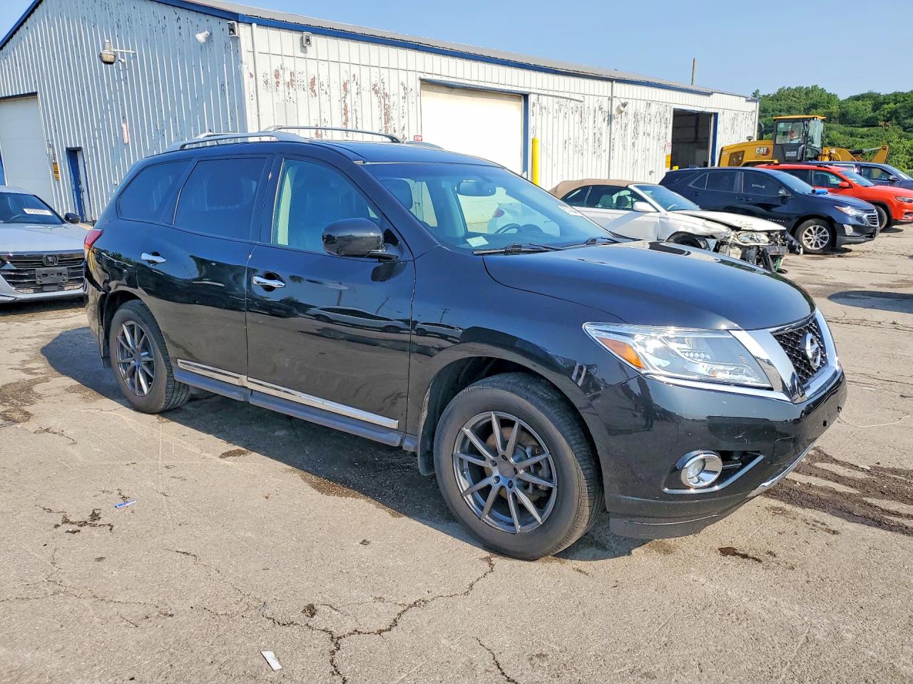 2016 Nissan Pathfinder Sl Black vin: 5N1AR2MM0GC644833