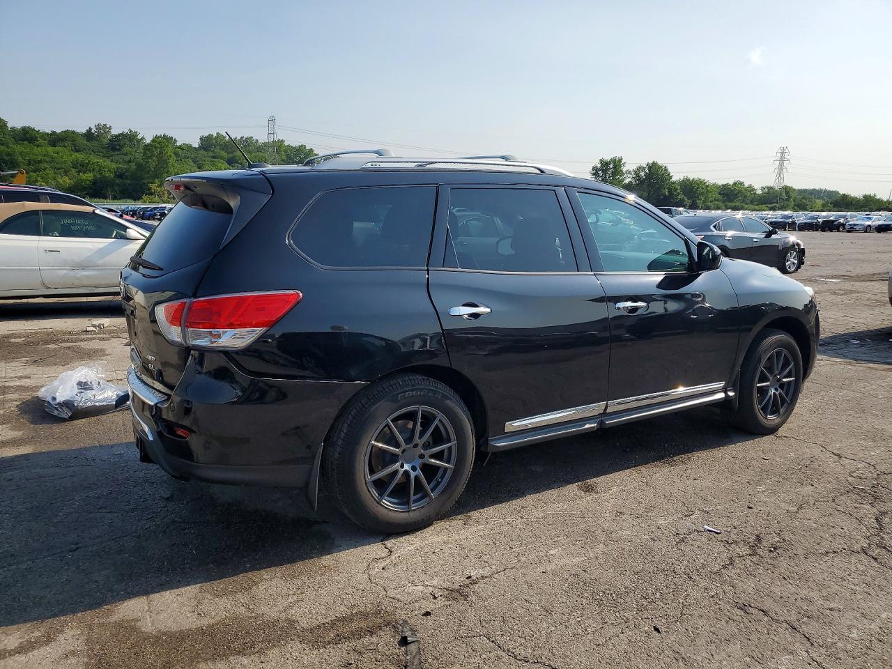 2016 Nissan Pathfinder Sl Black vin: 5N1AR2MM0GC644833