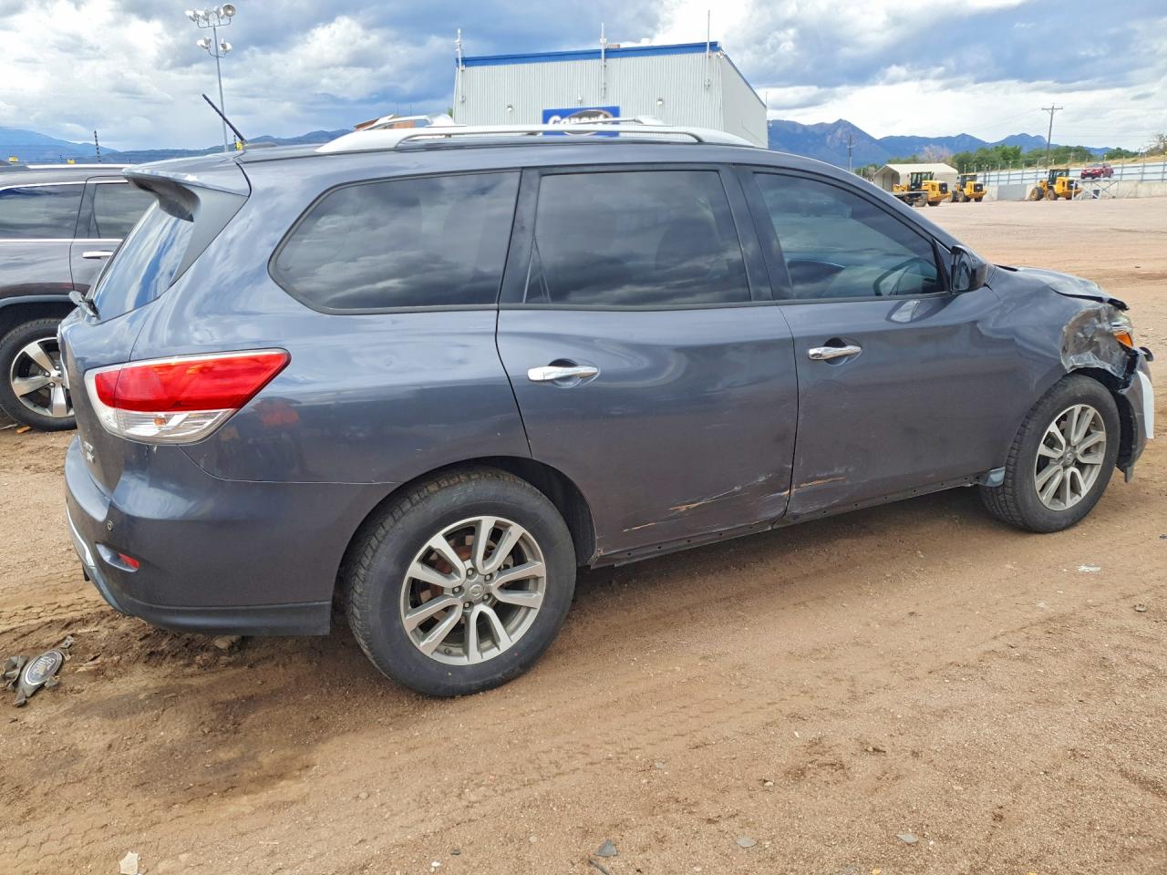 2013 Nissan Pathfinder S Gray vin: 5N1AR2MM1DC601887