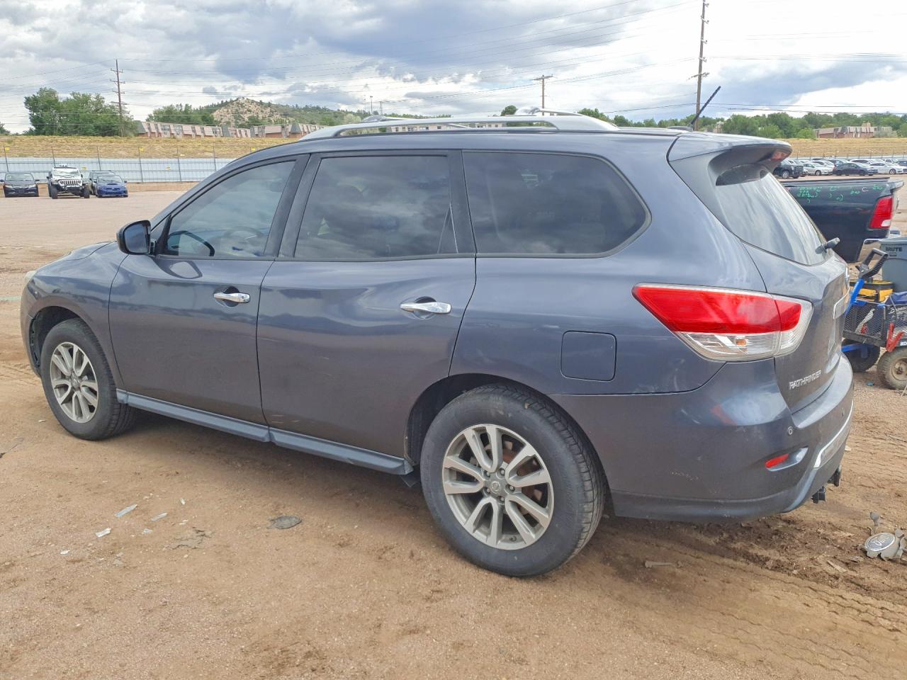 2013 Nissan Pathfinder S Gray vin: 5N1AR2MM1DC601887