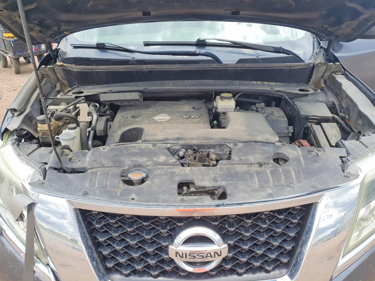 2013 Nissan Pathfinder S Gray vin: 5N1AR2MM1DC601887