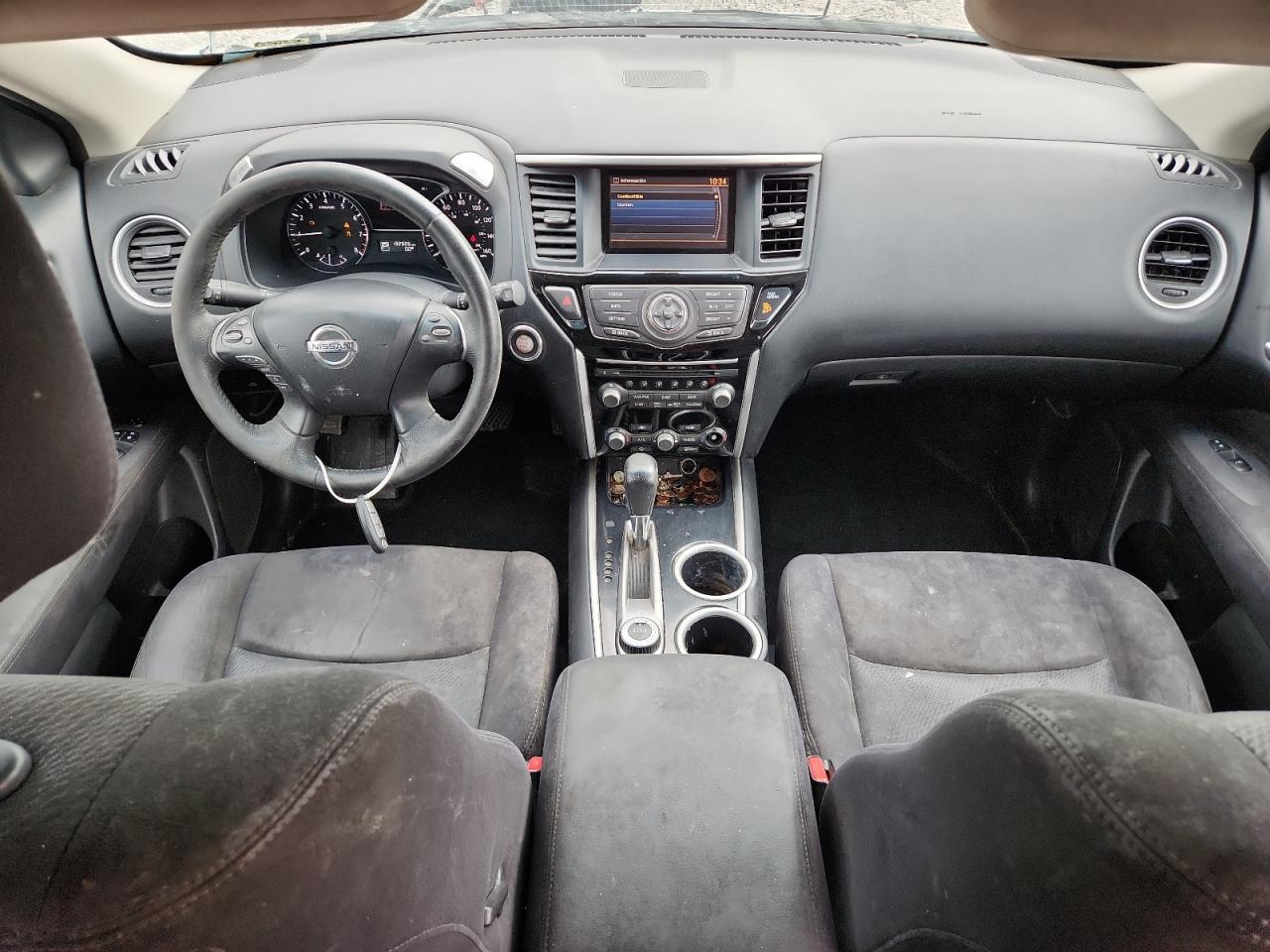 2013 Nissan Pathfinder S White vin: 5N1AR2MM1DC606667
