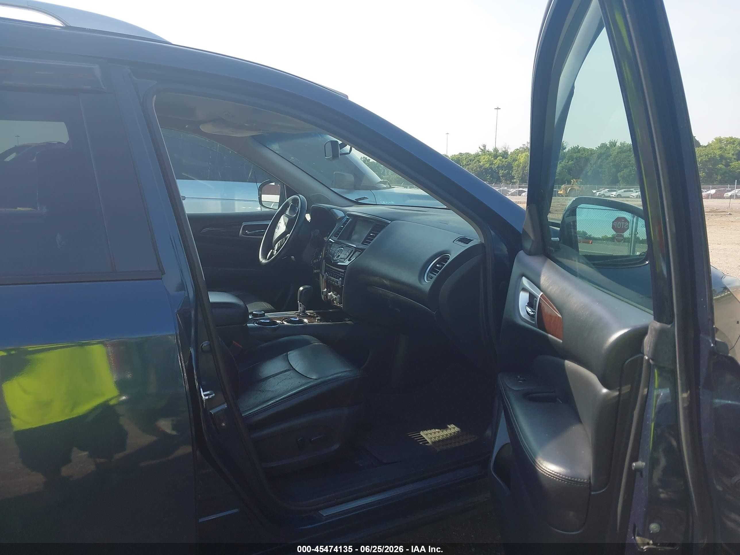 2013 Nissan Pathfinder Platinum Blue vin: 5N1AR2MM1DC614462