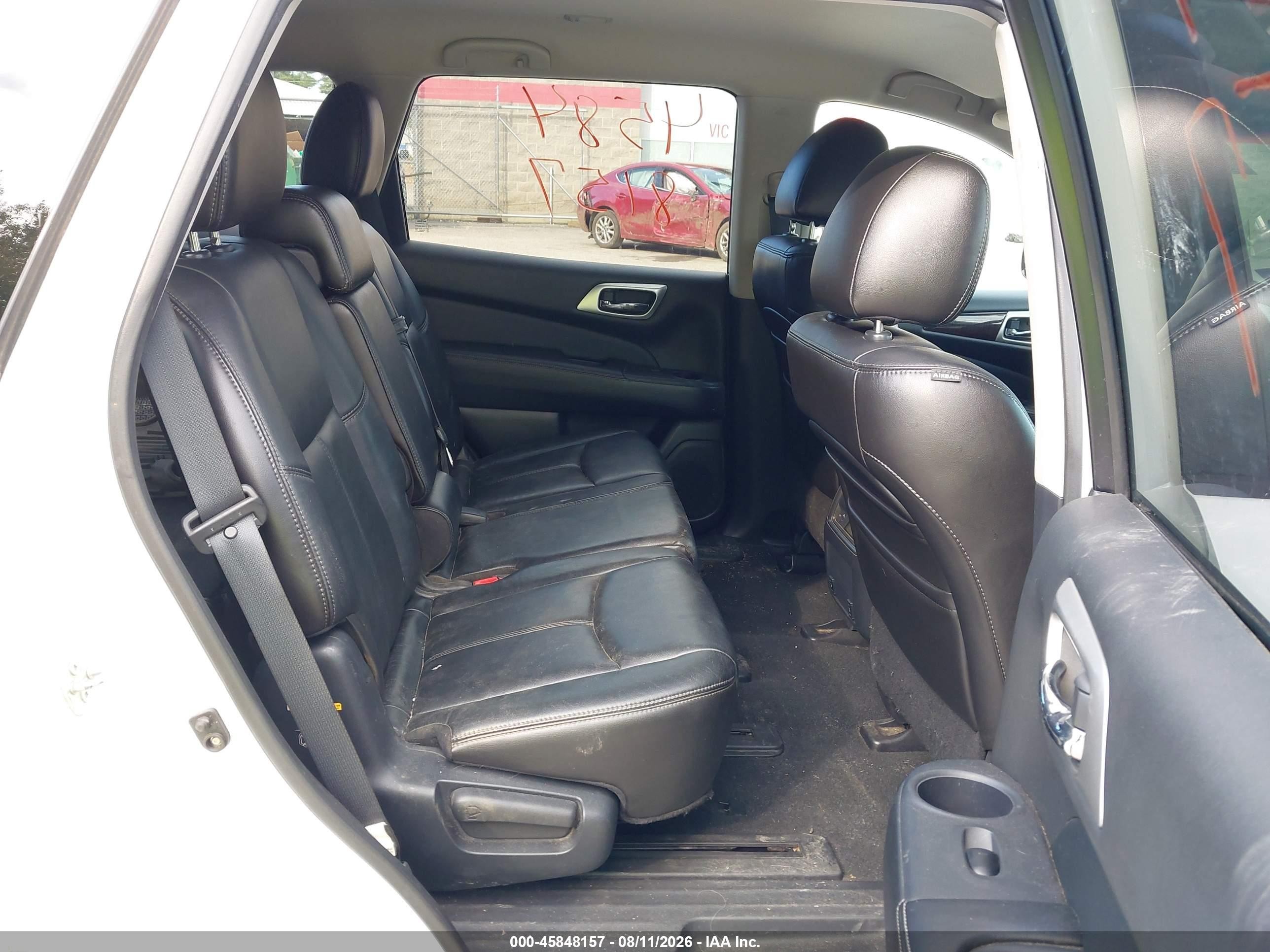 2013 Nissan Pathfinder Sl White vin: 5N1AR2MM1DC632024