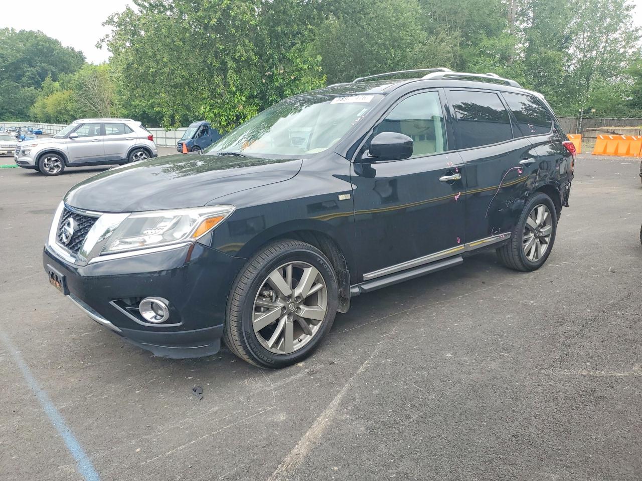 2013 Nissan Pathfinder S Black vin: 5N1AR2MM1DC633884