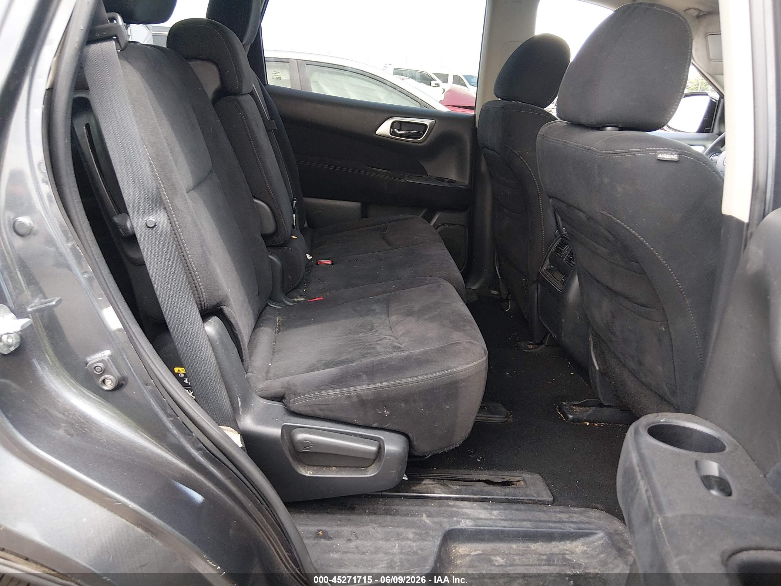 2013 Nissan Pathfinder S Gray vin: 5N1AR2MM1DC641404