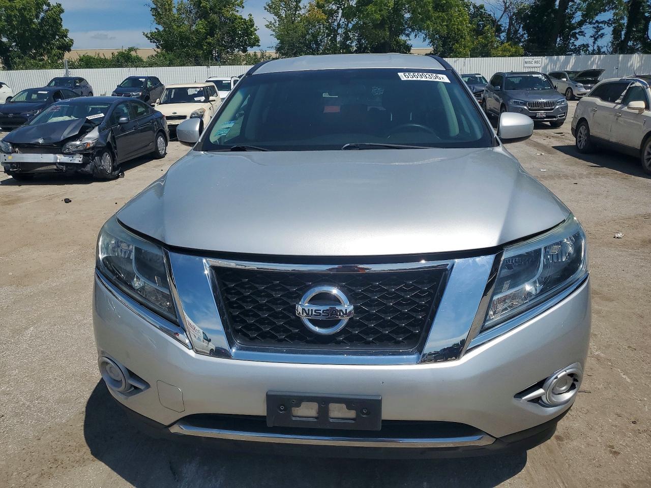 2013 Nissan Pathfinder S Серебряный vin: 5N1AR2MM1DC641614