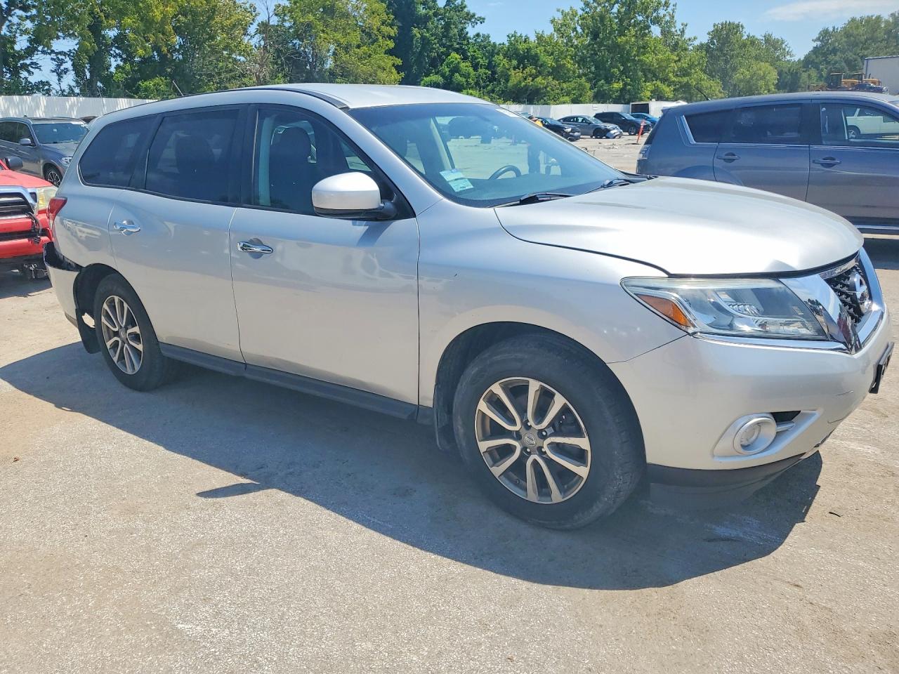 2013 Nissan Pathfinder S Серебряный vin: 5N1AR2MM1DC641614