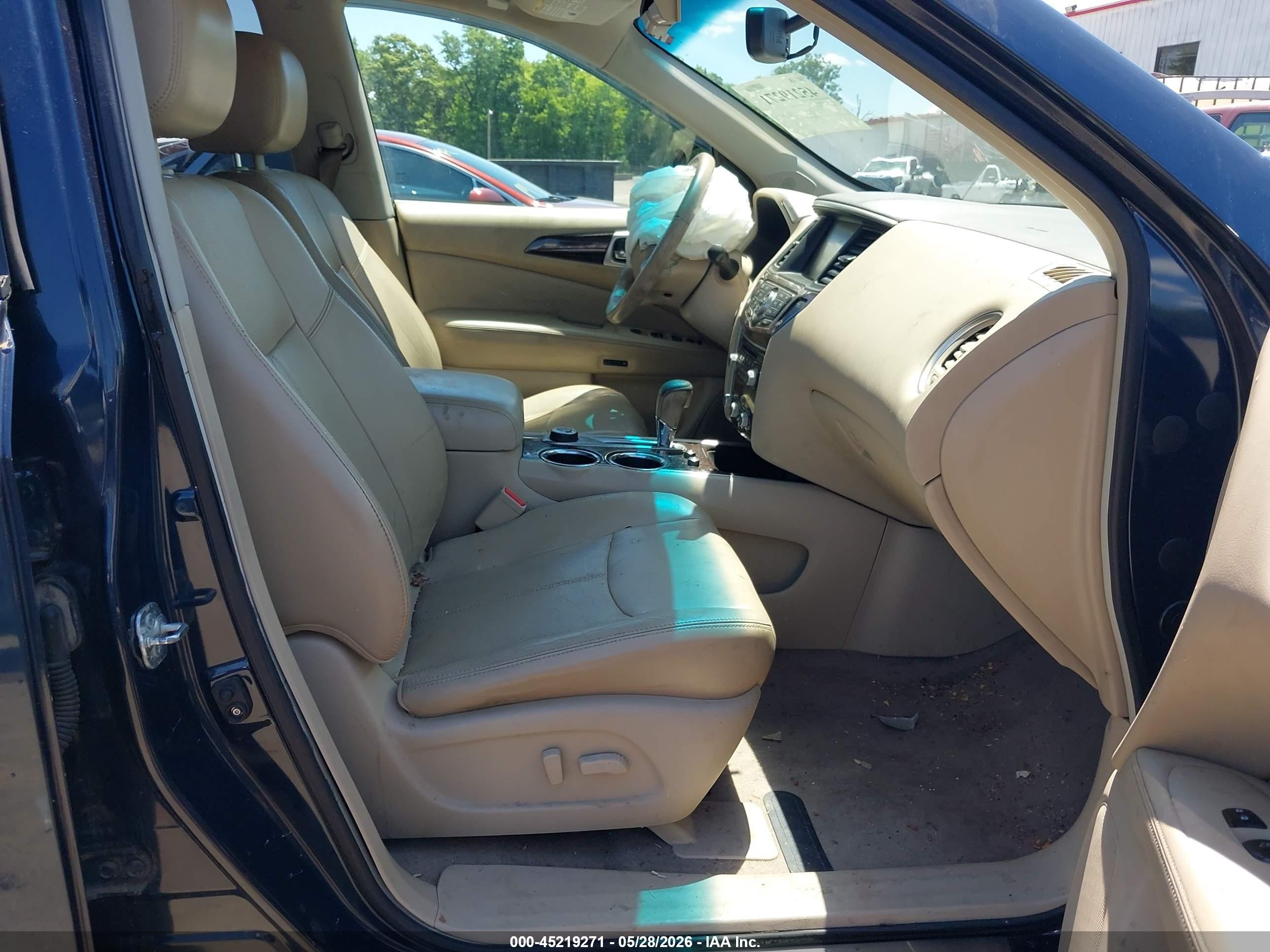 2013 Nissan Pathfinder Platinum Blue vin: 5N1AR2MM1DC642357