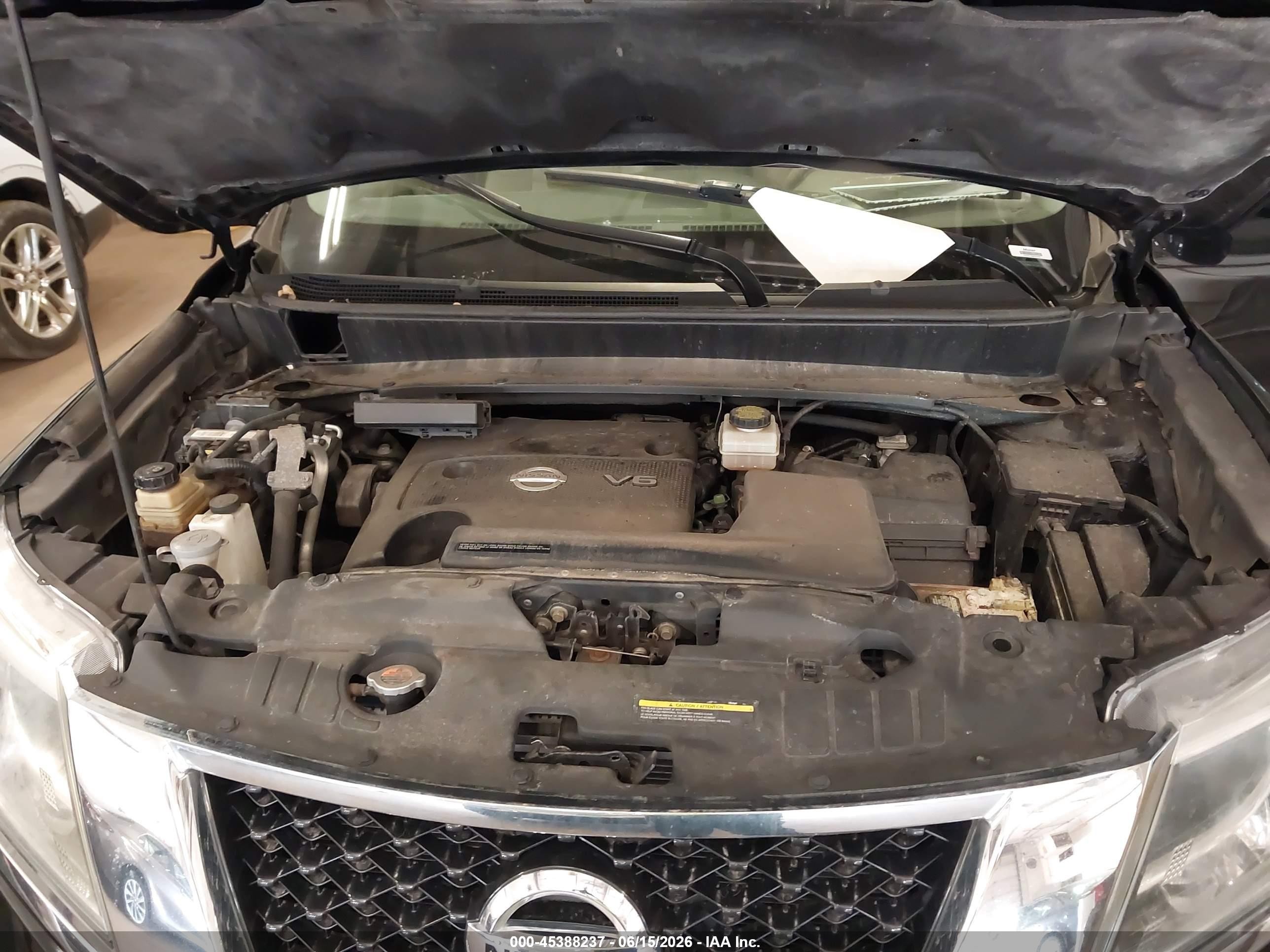 2013 Nissan Pathfinder Sl Black vin: 5N1AR2MM1DC647431