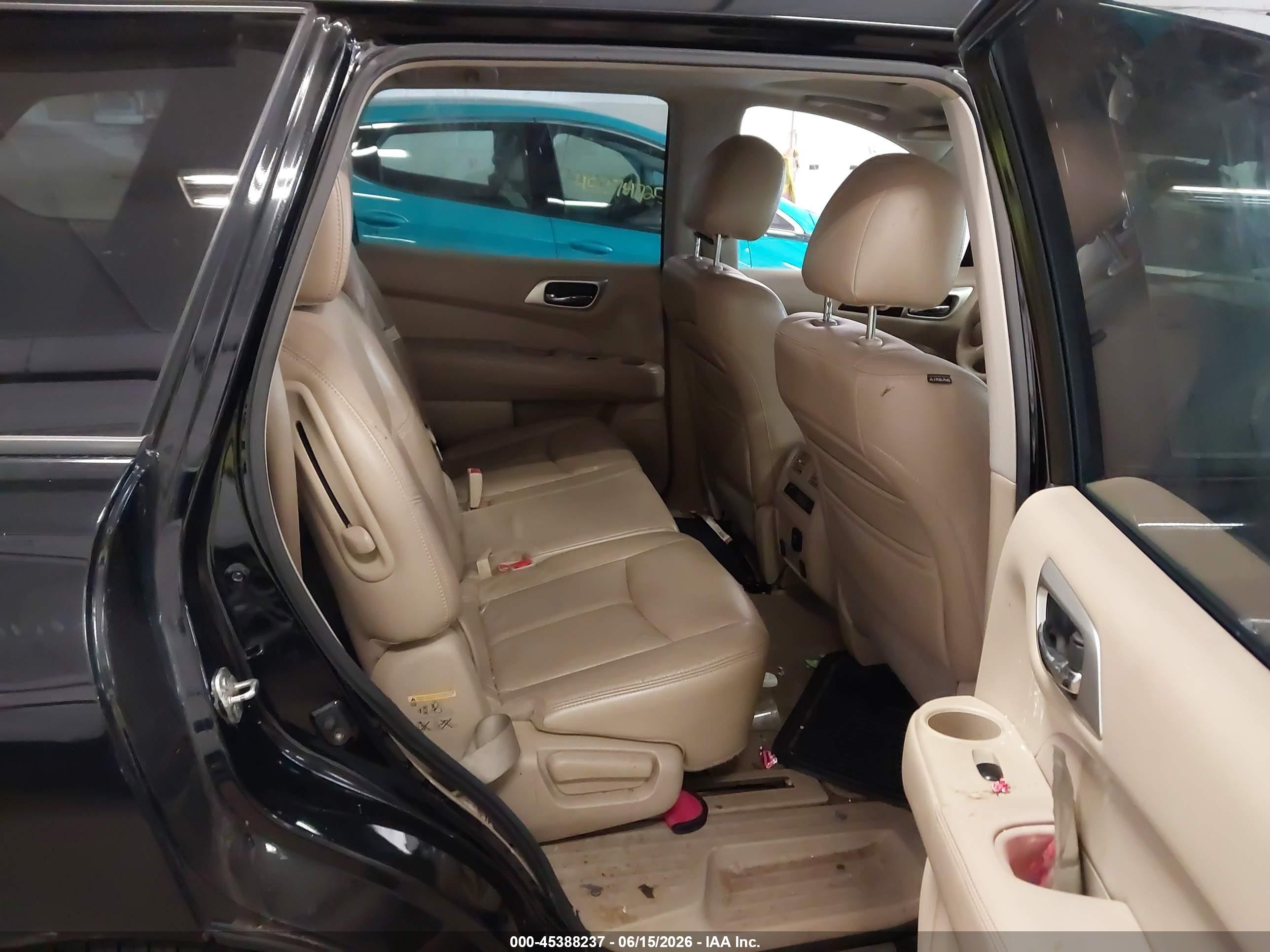 2013 Nissan Pathfinder Sl Black vin: 5N1AR2MM1DC647431