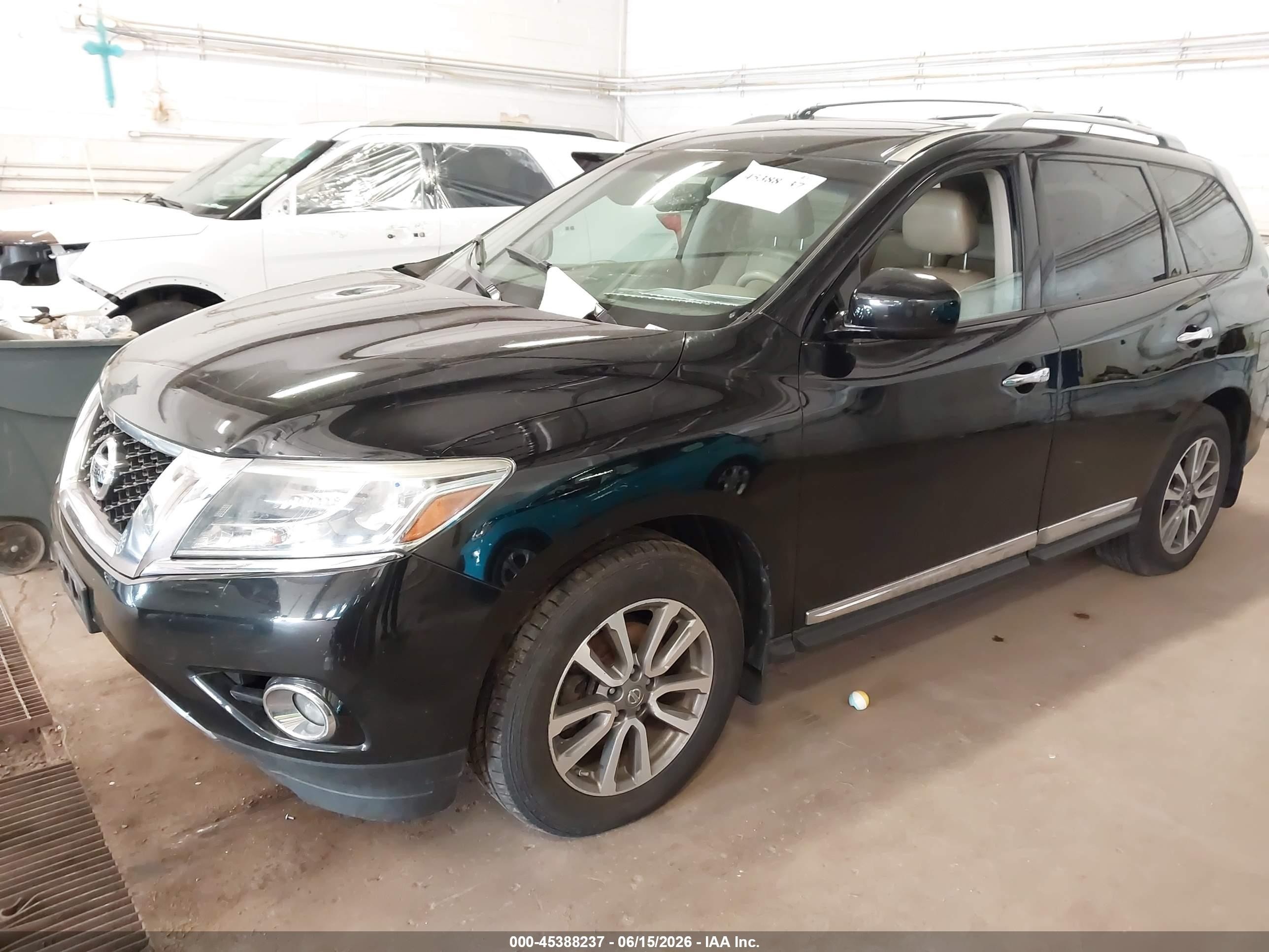 2013 Nissan Pathfinder Sl Black vin: 5N1AR2MM1DC647431