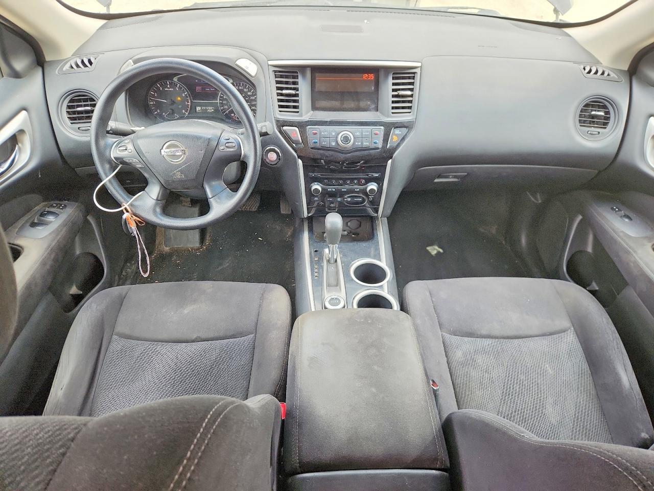 2013 Nissan Pathfinder S Black vin: 5N1AR2MM1DC656954