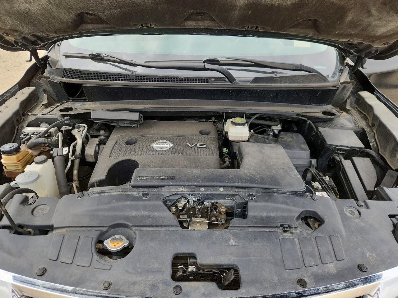 2013 Nissan Pathfinder S Black vin: 5N1AR2MM1DC656954