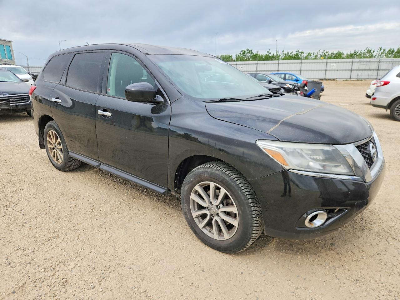 2013 Nissan Pathfinder S Black vin: 5N1AR2MM1DC656954