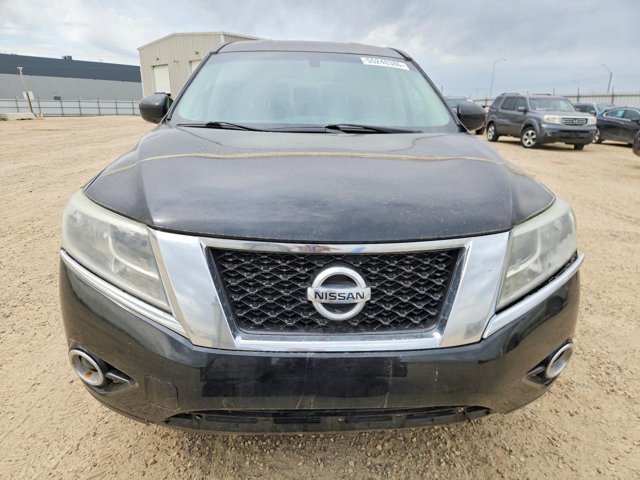 2013 Nissan Pathfinder S Black vin: 5N1AR2MM1DC656954