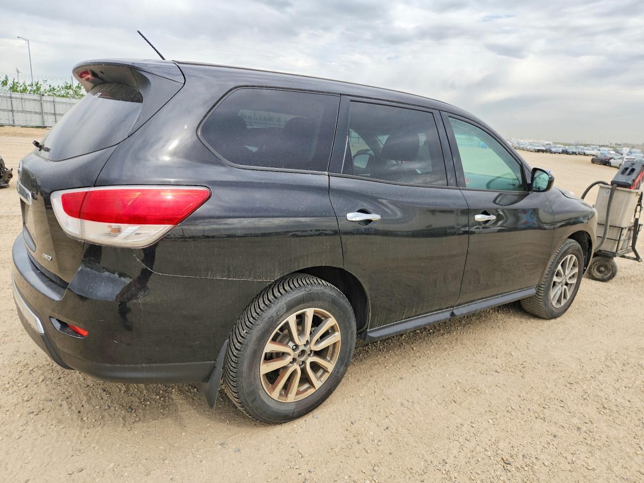2013 Nissan Pathfinder S Black vin: 5N1AR2MM1DC656954