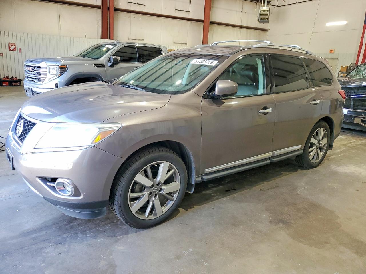 2013 Nissan Pathfinder S Tan vin: 5N1AR2MM1DC662186