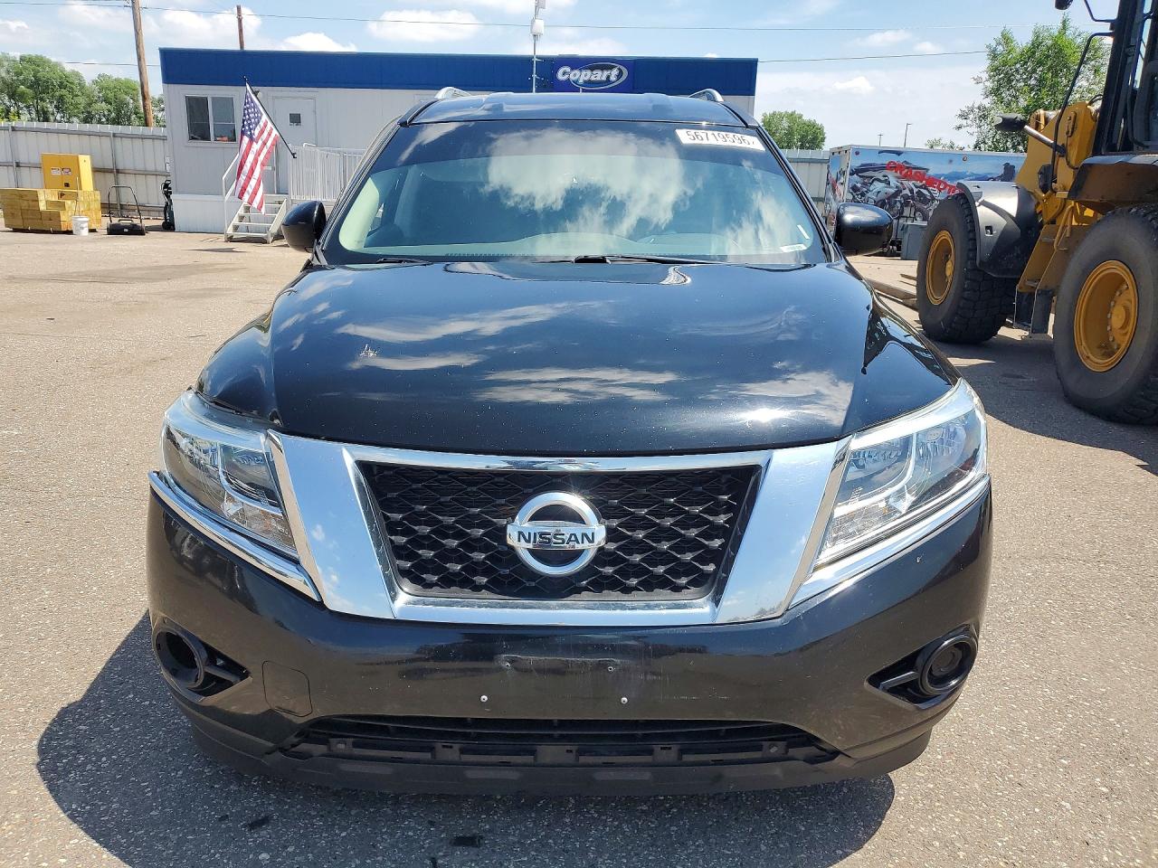 2013 Nissan Pathfinder S Black vin: 5N1AR2MM1DC671700