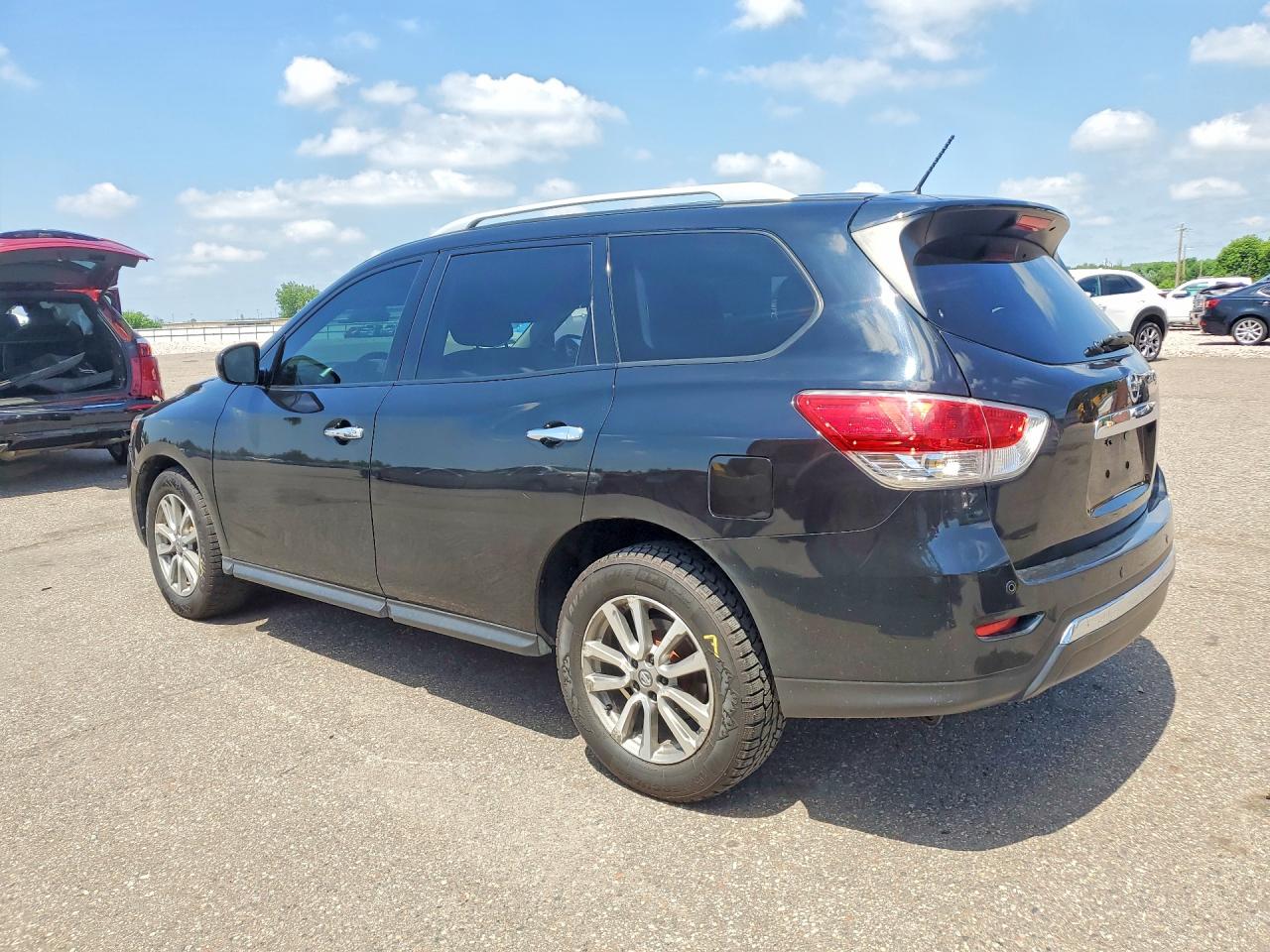 2013 Nissan Pathfinder S Black vin: 5N1AR2MM1DC671700