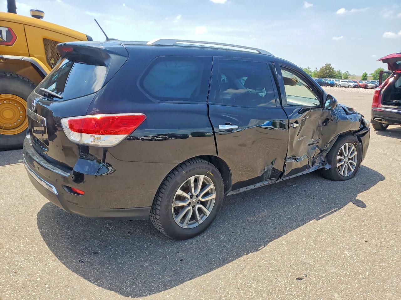 2013 Nissan Pathfinder S Black vin: 5N1AR2MM1DC671700