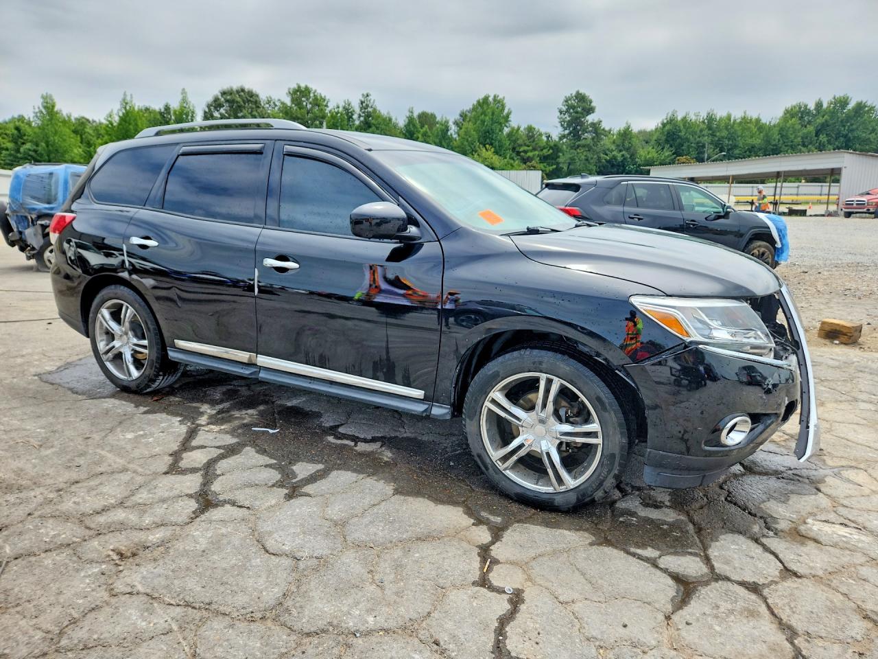 2013 Nissan Pathfinder S Black vin: 5N1AR2MM1DC672829