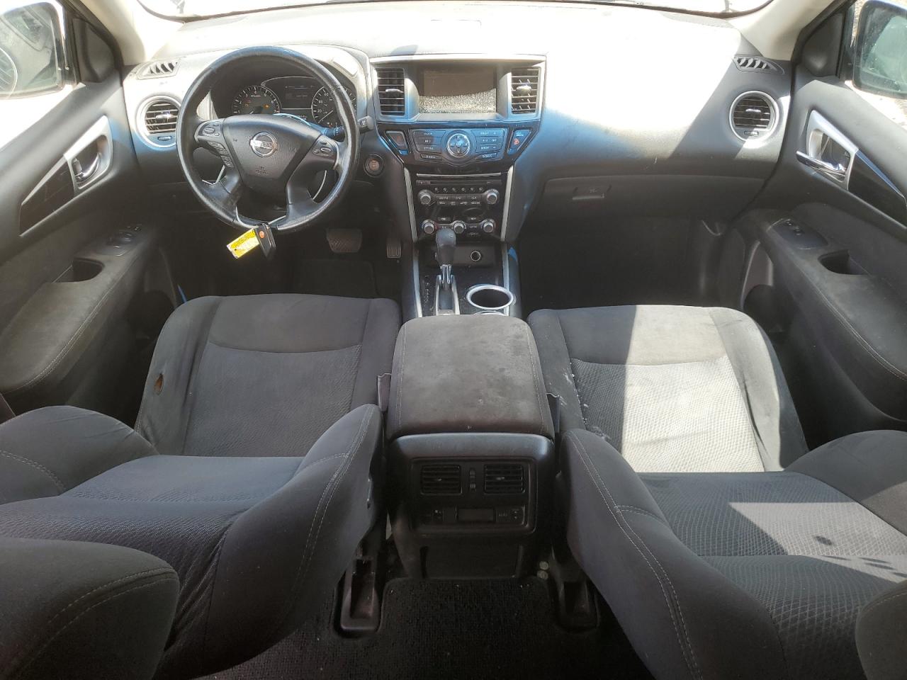 2013 Nissan Pathfinder S Blue vin: 5N1AR2MM1DC681336 Damage: Left Front Seat, Torn, 1 To 2 Inches