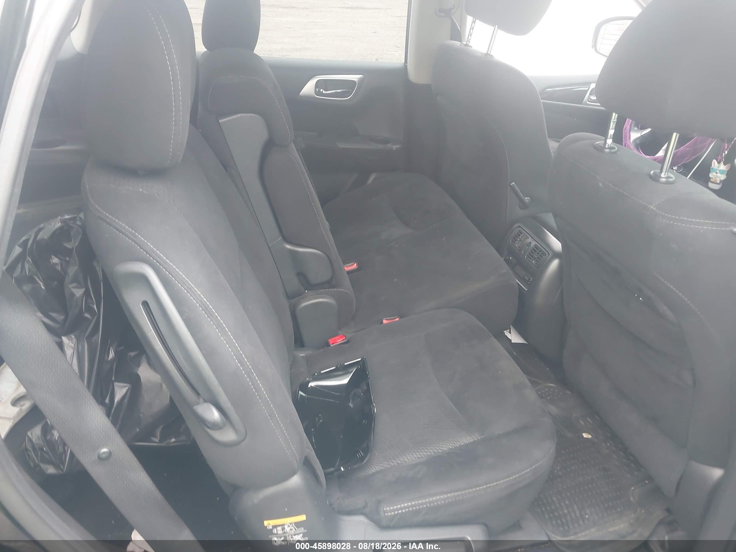 2013 Nissan Pathfinder S Black vin: 5N1AR2MM1DC687900
