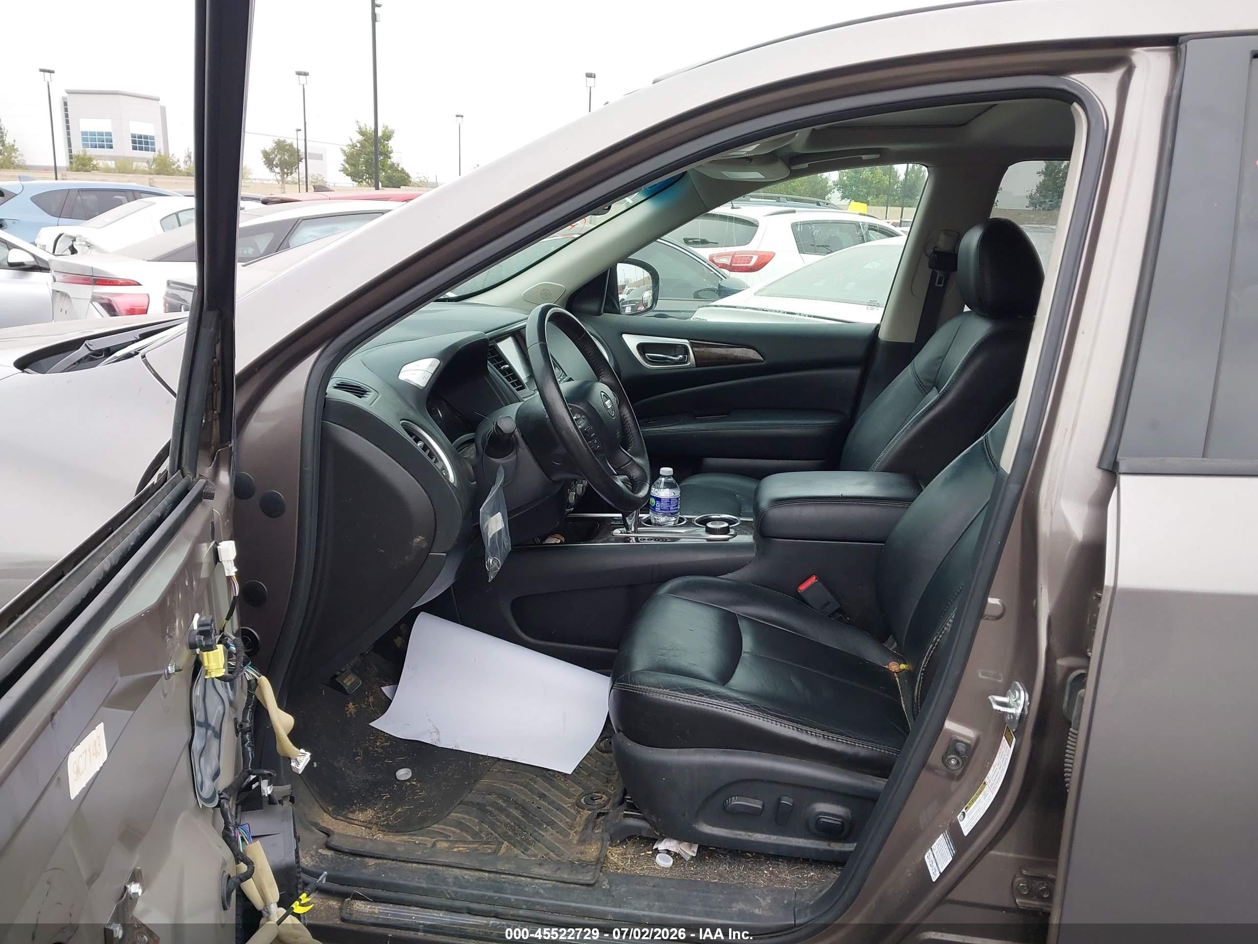 2014 Nissan Pathfinder Sl Brown vin: 5N1AR2MM1EC607836