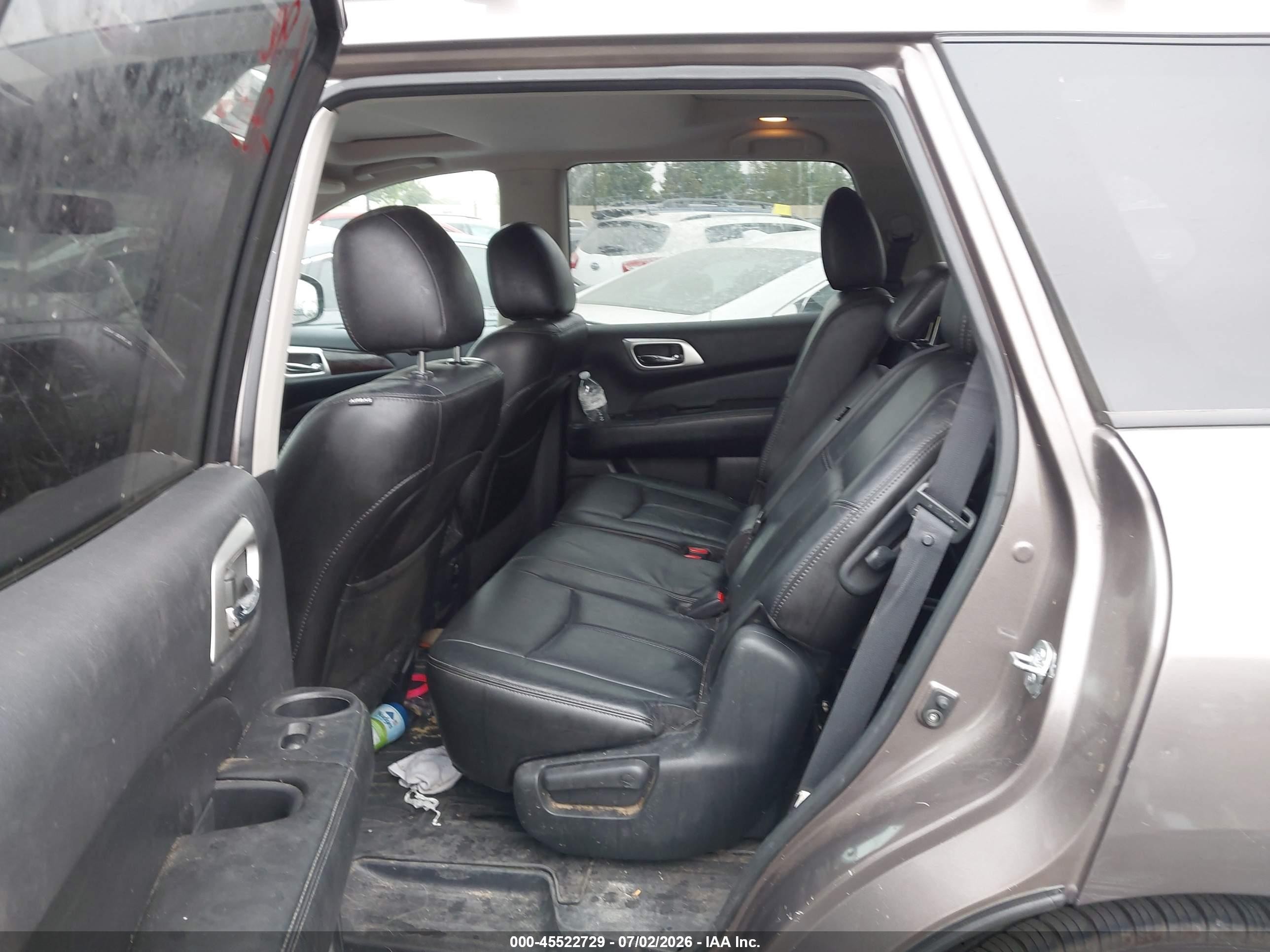 2014 Nissan Pathfinder Sl Brown vin: 5N1AR2MM1EC607836